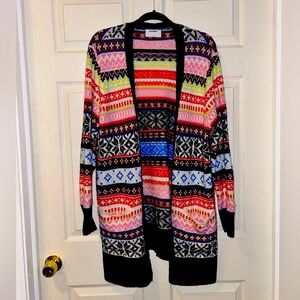 Old Navy Long Printed Cardigan